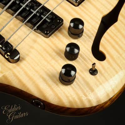 2023 Warwick Custom Shop Masterbuilt Infinity Flamed Maple 5 String - Natural Transparent High Polish image 17