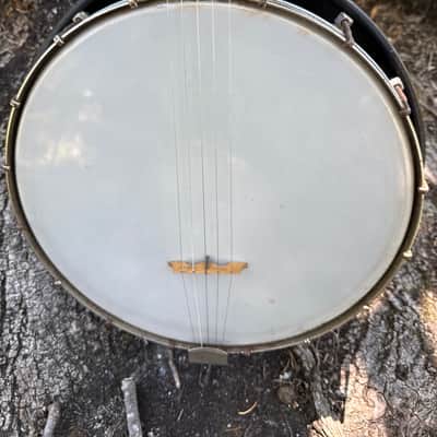 Vintage Silvertone 5 string 1950’s Sears Harmony with resonator image 2