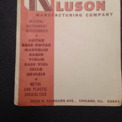 Vintage Kluson Catalog RARE image 1