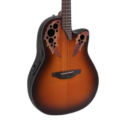 Ovation CE44-1 Celebrity Elite Electro-Acoustic Guitar, Sunburst image 1