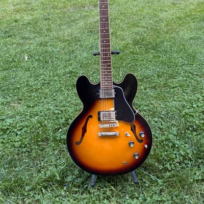 Relic Epiphone ES 335 Pro Vintage Sunburst w/ piezo bridge
