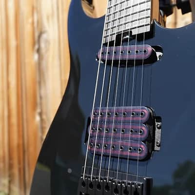 Schecter DIAMOND SERIES Sunset-7 Triad - Gloss Black 7-String Electric Guitar image 7
