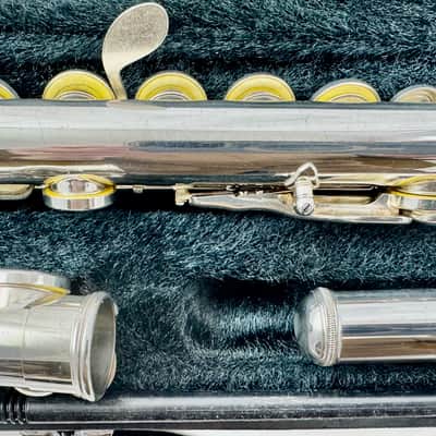 Yamaha YFL-281 Japan Inline G C-Foot Flute 2010s - Silver image 7