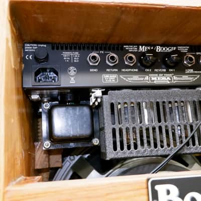 Mesa Boogie Mark Five 25 2-Channel 25-Watt Custom Guitar Combo - Red Oak & Wicker With Electro-Voice Black Shadow image 12