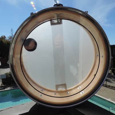 Vintage MIJ Tempro by Pearl 14 Inch Snare Drum 6 Lug 1960's Gold Sparkle image 5