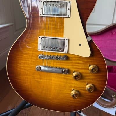 2026 Gibson Custom Shop Les Paul Standard ‘59 Reissue R9 VOS - Iced Tea Burst image 2