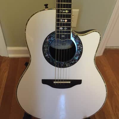 Ovation Custom Legend 1869 - White - made in USA image 1