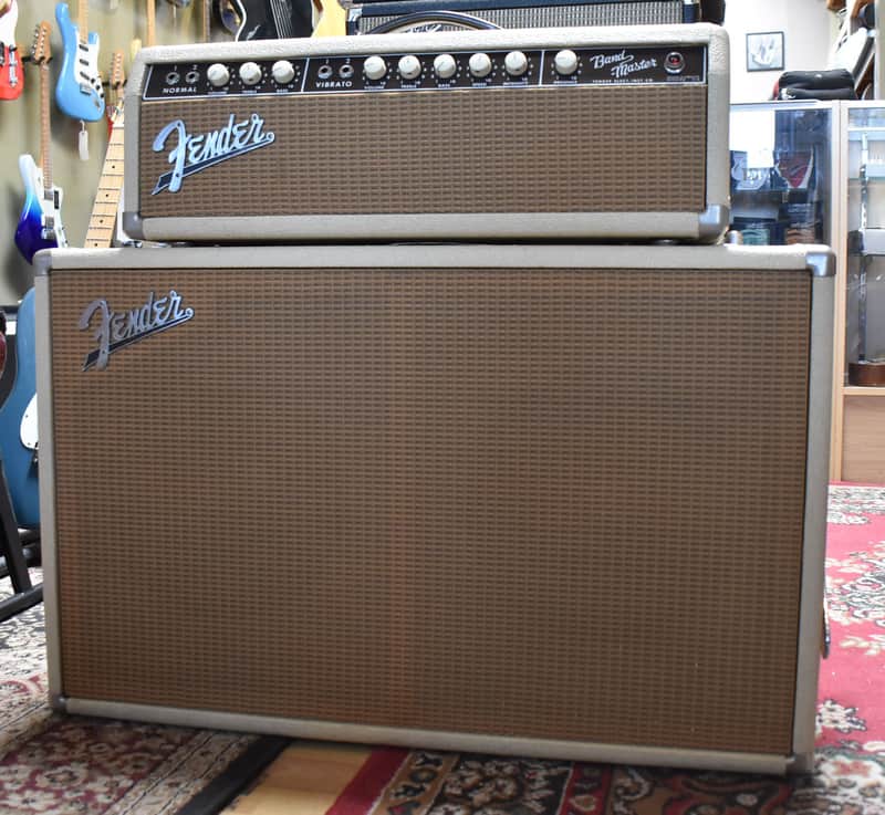 1962 Fender Bandmaster w/ 2x12 Cabinet Blond Pre-CBS image 1