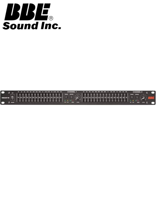 BBE Sound EQA215 Dual-Channel 15-Band Graphic Equalizer image 1