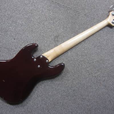 Moollon J Classic 5 String Bass Trans Red image 6