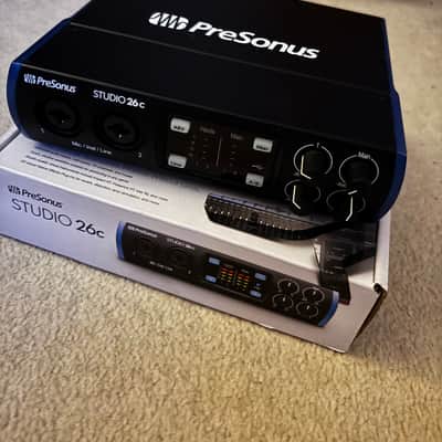 PreSonus Studio 26C 2x4 USB-C Audio / MIDI Interface 2019 - Present - Black image 3