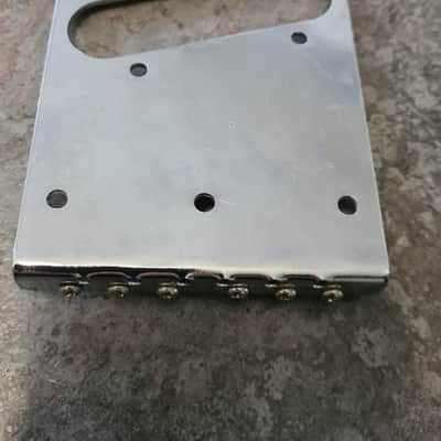 Fender Telecaster bridge & saddles 1980s Fullerton Dan Smith era image 4