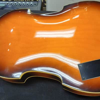 Conrad Violin bass 1960's  - Sunburst image 10