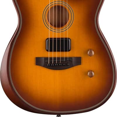 Fender Acoustasonic Standard Telecaster Honey Burst image 1
