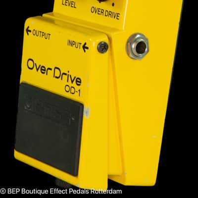 Boss OD-1 Overdrive 1983 Japan s/n 327400 with JRC4558DD op amp Japan image 6