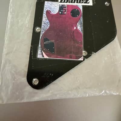 Ibanez LP backplate and switch cover set 1970s - Black image 3