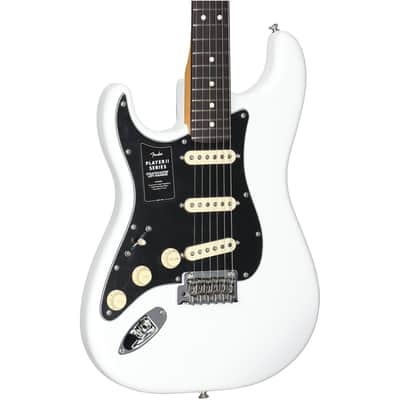 Fender Player II Stratocaster Electric Guitar, Left-Handed (with Rosewood Fingerboard), Polar White image 8