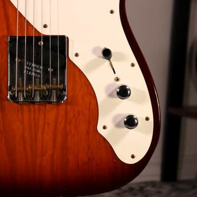 Fender Custom Shop 1950 Telecaster Thinline Journeyman Relic - Maple Fingerboard, Aged Violin Burst image 3