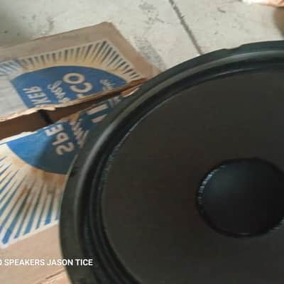 10" FENDER CHAMP ALNICO SPEAKER 4 OHMS FOUR OHMS  1940s PHILCO  36-1610 WITH BOX! image 10