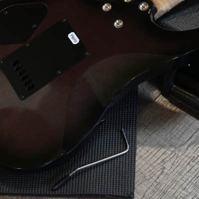 New! 2026 LSL Instruments XT-4 Modern "Hero" Electric Guitar Trans Charcoal/Black Burst + OHSC image 16