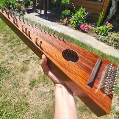 Beautiful Vintage Antique Rosewood Psaltry 18" image 2