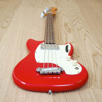 1966 Kalamazoo Bass KB-1 Vintage Short Scale Bass Guitar Cardinal Red EB-0 w/ohc image 12