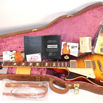 Gibson Custom Shop '59 Reissue • Lefty • 2008 • R9 • VOS • Tobacco Burst Flame Top image 1