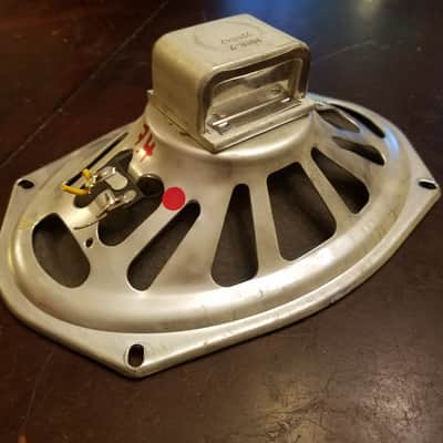 Jensen 69J11 V1 317-2 6X9 Vintage Speaker AlNiCo 8 Ohm 11 Watt guitar paper cone 1958 - Silver image 1