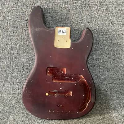 Red 4 String Precision Bass Style Body image 1