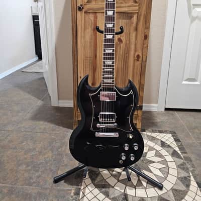 Gibson SG signed by Tony Iommi 1997 - Gloss Black image 1