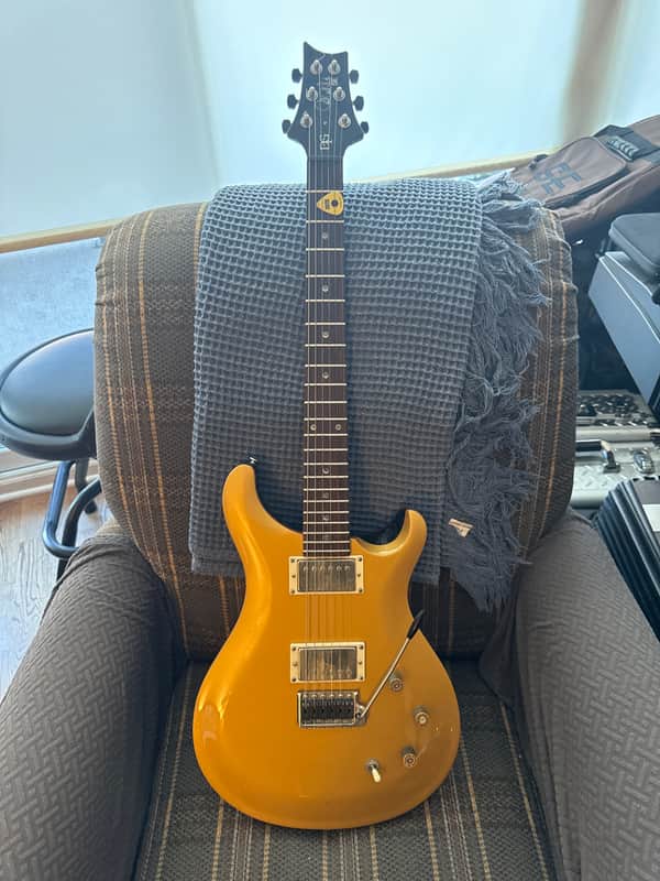 Upgraded PRS SE DGT David Grissom Tremolo Signature 2023 - Present - Gold Top image 1