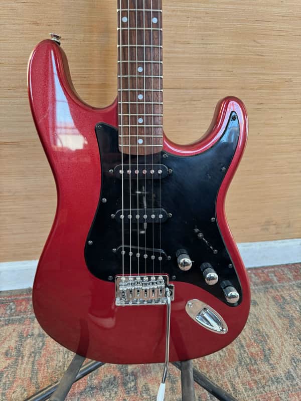 Focus 111S by Kramer Red Metallic Electric Guitar w Gig Bag image 1