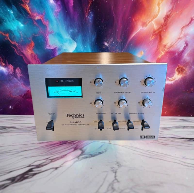 Technics SH-400 CD-4 Quad Disc Demodulator Quadraphonic Freshly Serviced Rare🔥