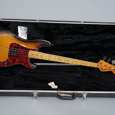 Fender Precision Bass 1973 - Three Tone Sunburst image 11