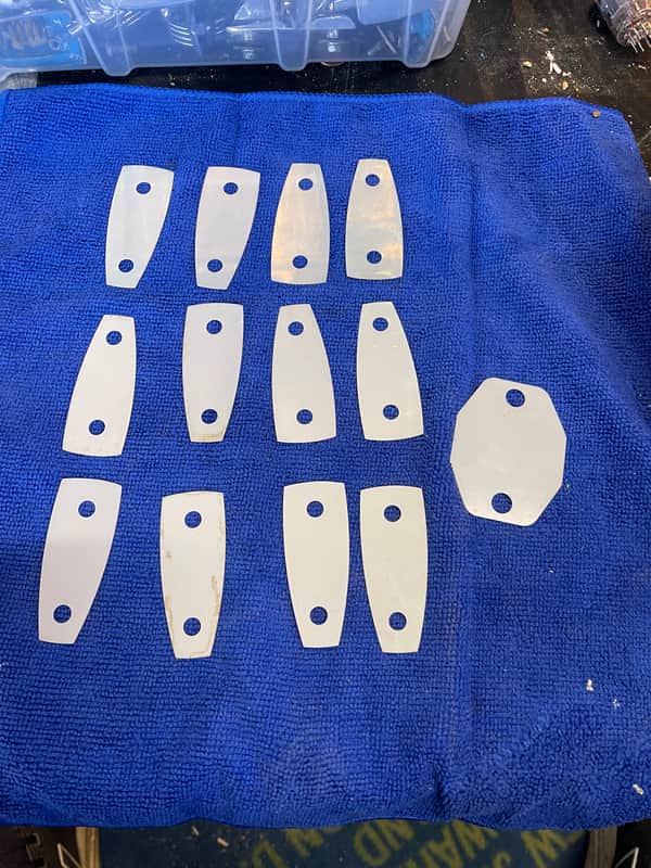 Ludwig Vistalite Gasket set Rack Tom (12) image 1