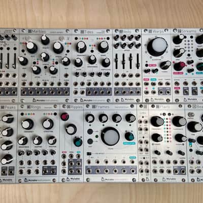 Mutable Instruments 15 Module 168hp System With ALM Case and Decksaver image 3