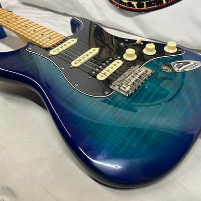 Fender Limited Edition Player Stratocaster HSS Plus Top Electric Guitar MIM - Made in Mexico - Blue Burst image 19