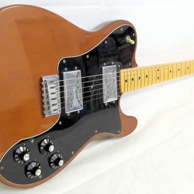 Used Fender Telecaster Deluxe Made in USA 1975 Mocha W/ OHSC VGC image 14