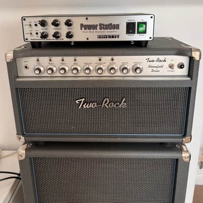 Two Rock Bloomfield Drive 100/50 Watt head and Cab - Silver Tolex image 6