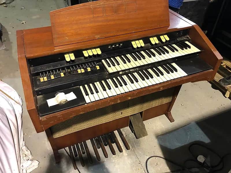 Hammond L122 Organ owned & used by Rick Wakeman of YES 1950 Natural image 1