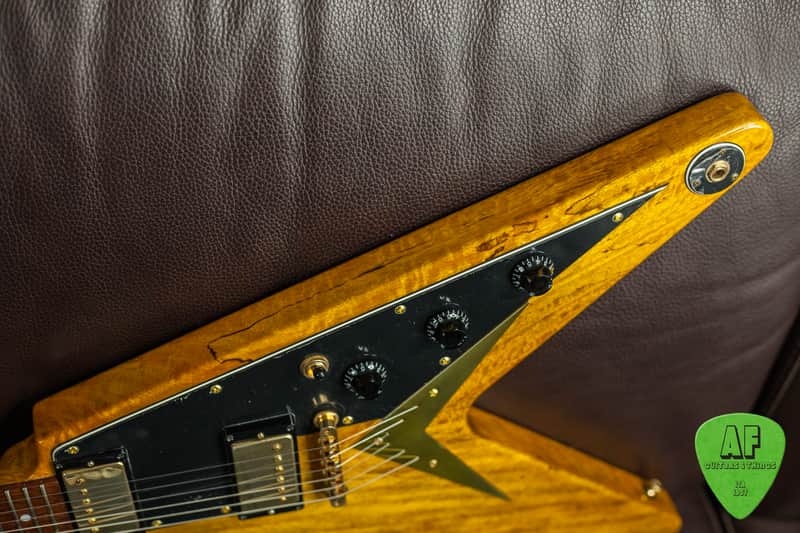 Bacchus Flying V BFV-MG 2014 Mango Wood Natural -VIDEO- | Reverb
