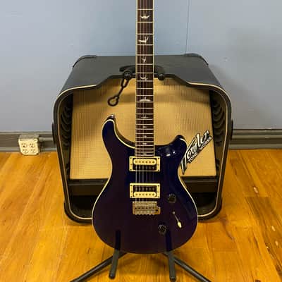 PRS SE Standard 24 2018 - 2023 - Translucent Blue with PRS gig bag image 1