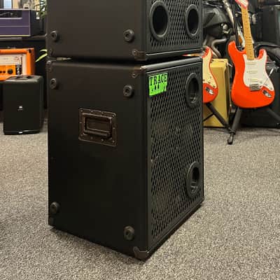 Trace Elliot AH2007S Amp Head-2103X 210 Speaker Cab-1153T 115 Speaker Cab SMX Dual Compressor Complete Vintage Stack 1996 - Black image 10