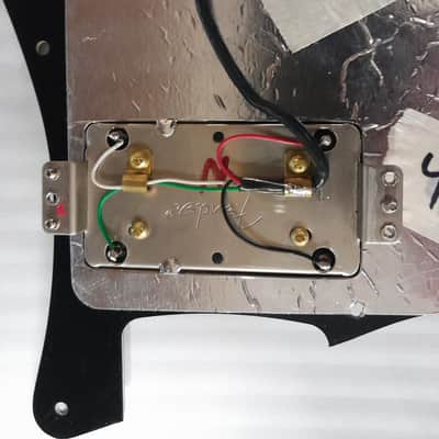 Fender USA made Strat 2 Shawbucker Wide Range Humbucker pickguard assembly 2022 MOD image 6