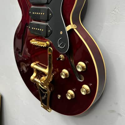 Epiphone Riviera Custom P93 2011 - 2019 - Wine Red image 4
