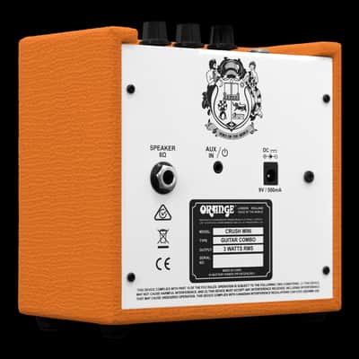 Orange CRUSH MINI 3-watt Portable Guitar Amp image 3