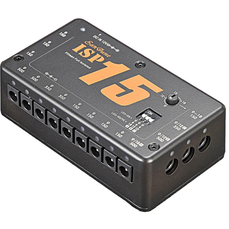 Leeky ISP15 Pedal Power Supply.15 Isolated Outputs, DC 9V/12V/18V,150-500mah,price include the import duty to US buyer image 1