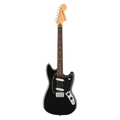Used Fender Player II Mustang - Black w/Rosewood FB image 2