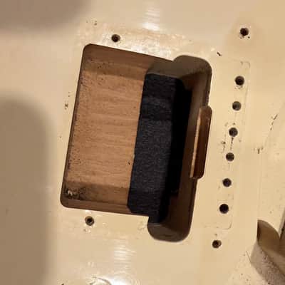 Vintage 1983 Squier Stratocaster Japan White - SQ Series 70s MIJ Body Routed for Kahler 2300 image 5