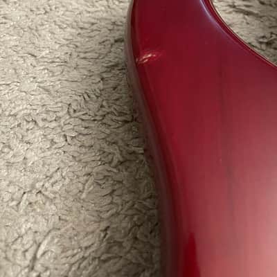 PRS SE Santana Signature 2001 MIK HH Scarlet Red Carlos Paul Reed Smith Guitar image 5